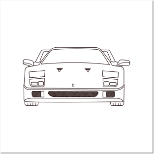 Ferrari F40 Posters and Art